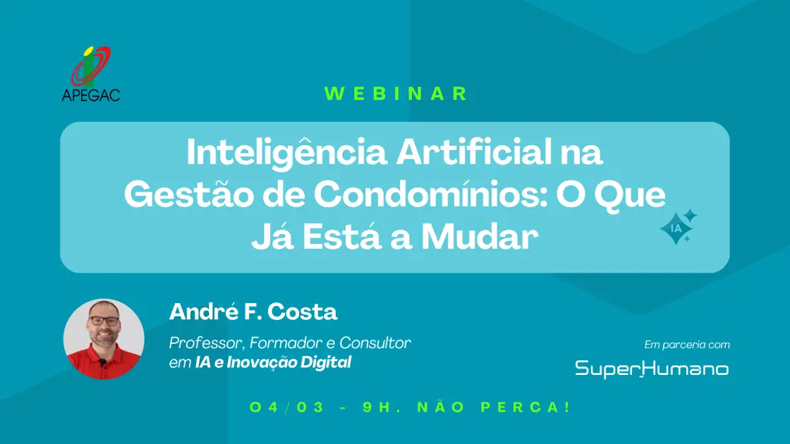 Webinar Inteligência Artificial Aplicada à Gestão de Condomínios
